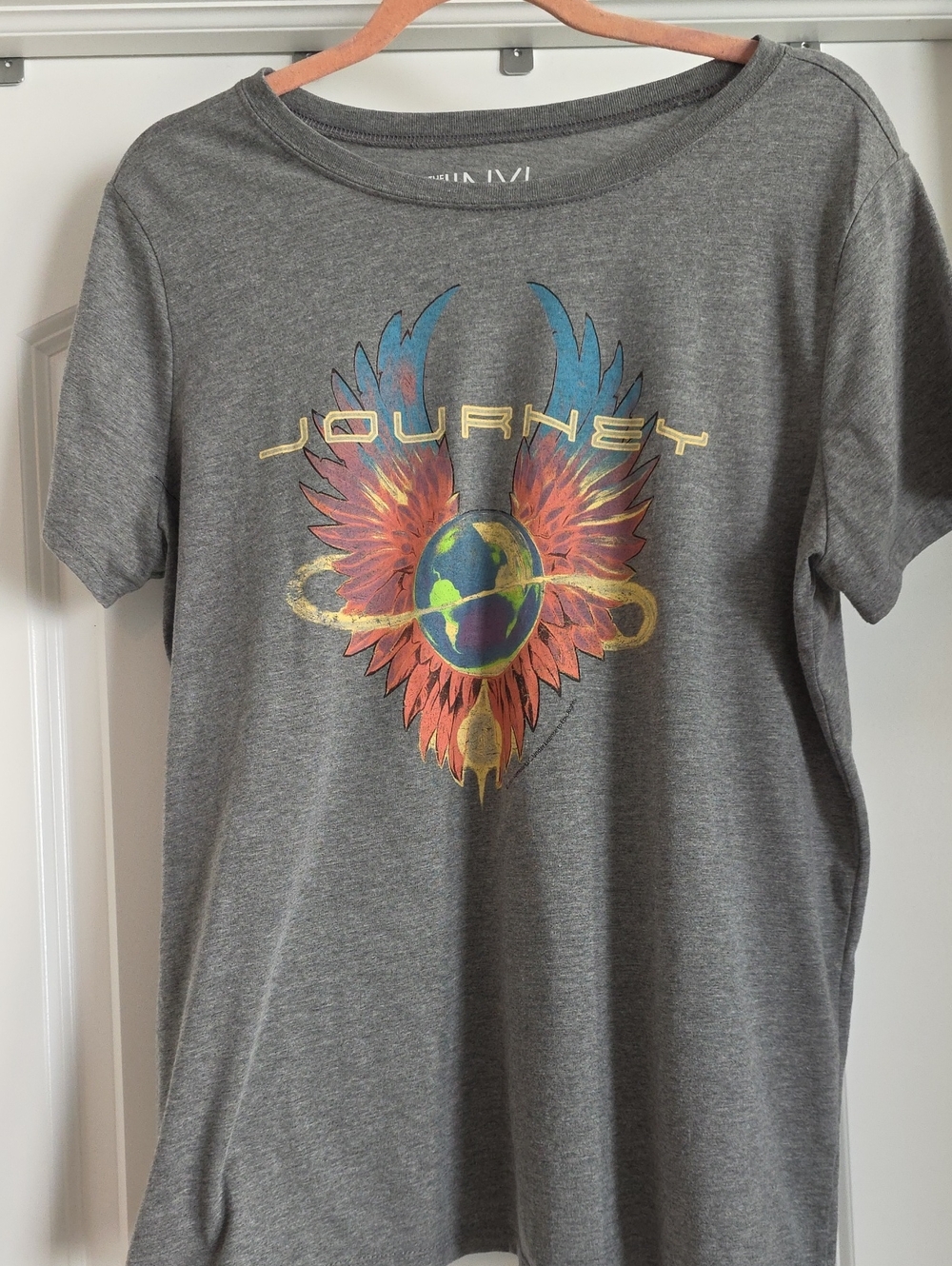 NWOT torrid 0 Gray Journey Graphic Short Sleeve Tee